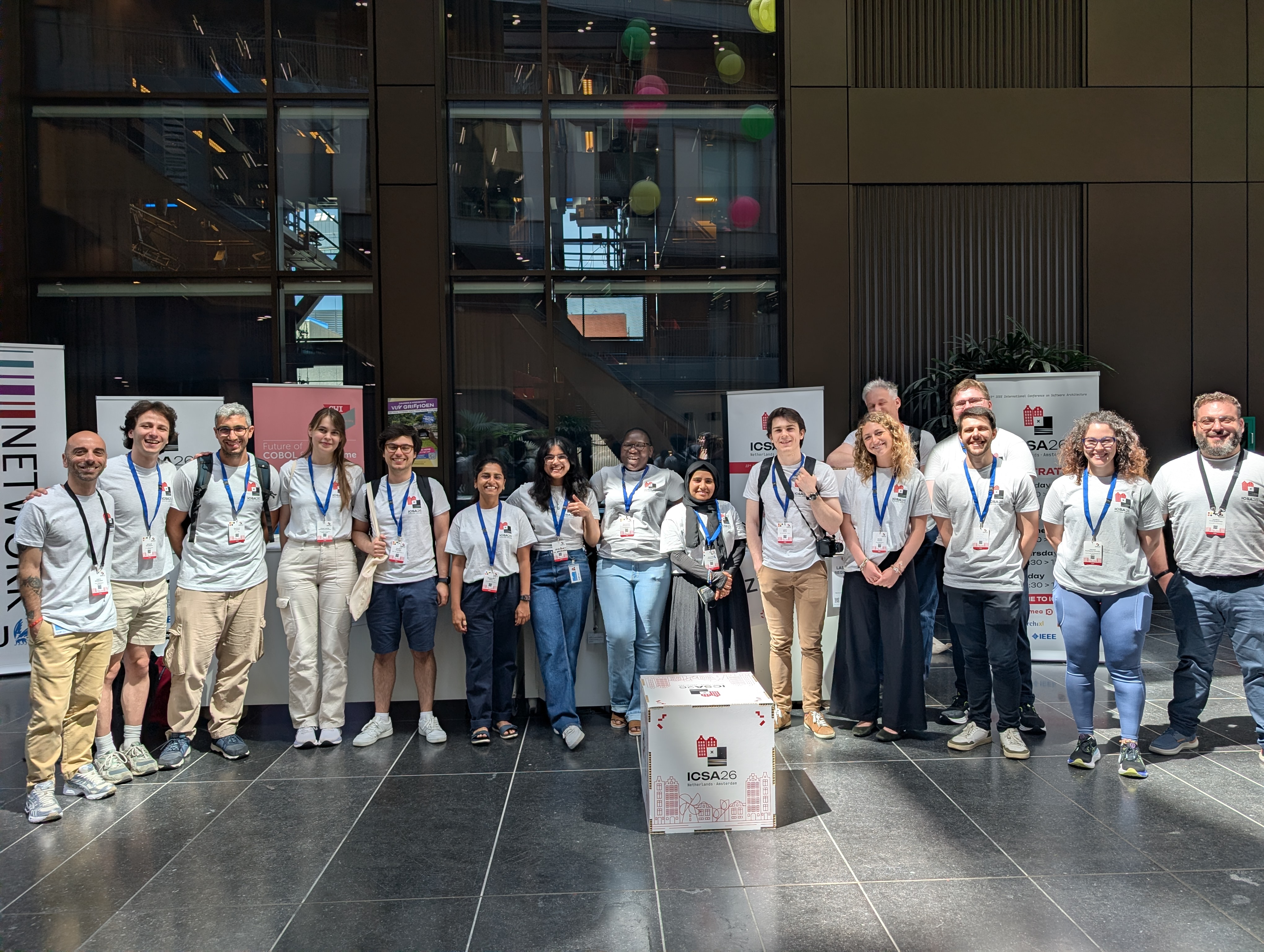 S2 Group volunteers supporting conference sessions and registration